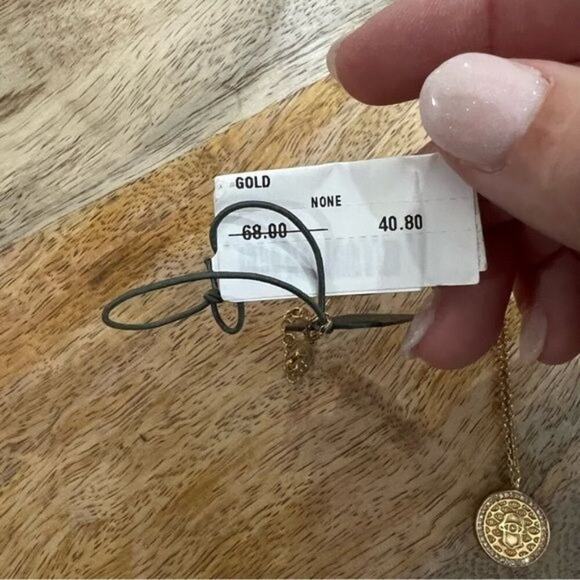 Argento Vivo Gold-Plated Evil Eye Pendant Necklace With Adjustable Chain - Picture 4 of 7